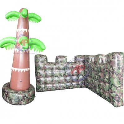 tree laser tag bunkers field inflatable paintball bunker for games