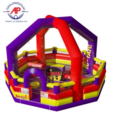 Airpark inflatable 6 Players sport sweeper game ninja warrior dome