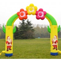 2019 new design nylon inflatable christmas tree arch, Christmas decorations for sale