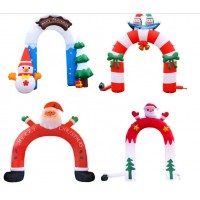 2019 new design nylon inflatable christmas tree arch, Christmas decorations for sale