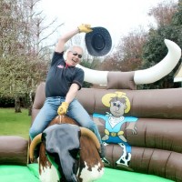 Funny inflatable bull riding for kids and adults game