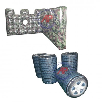 laser tag bunker field inflatable paintball bunkers